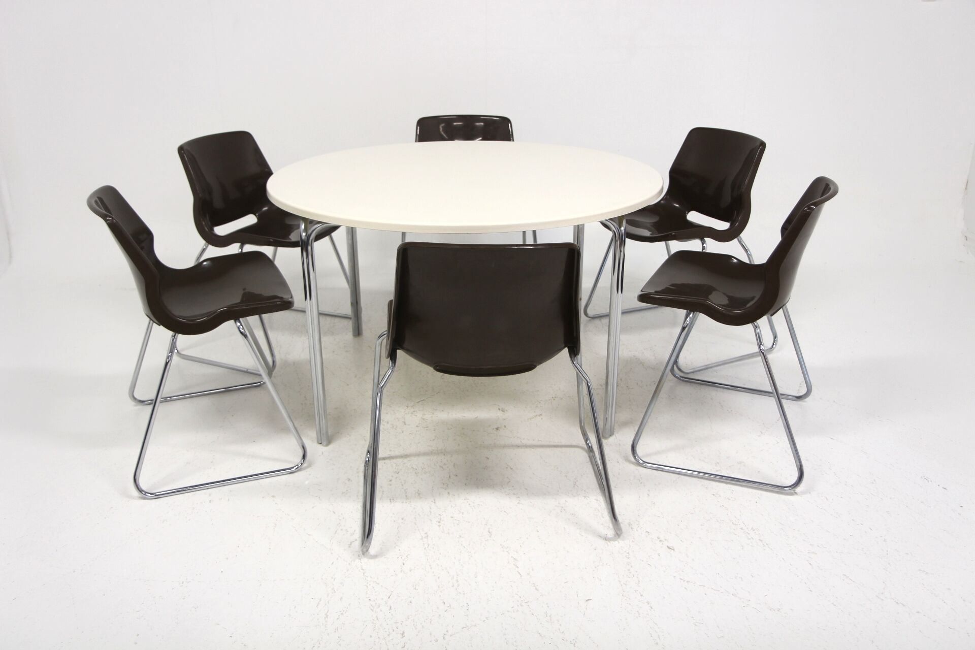 Set de 6 chaises "Clipper" Svante Schönblom Overman, Tranås, Suède, 197