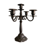 Seletti chandelier in rococo style in black metal