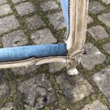 Louis xv style bed stamped Bontemps paris upholsterer