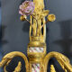 Pair of nineteenth century sconces in bronze and porcelain