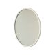 Miroir rond années 1960 vintage inda italie plastique blanc 46cm
