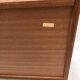 Commode 3 tiroirs laquée placage palissandre