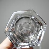 Twisted antique glass candlestick, circa 1930-1950