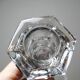 Twisted antique glass candlestick, circa 1930-1950