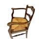 19th century rustic Provencal armchair with straw seat