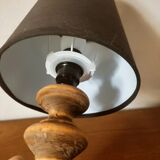 Lampe en bois