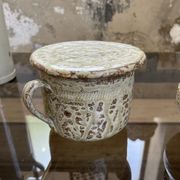 Stoneware herbal tea cup set La Hulotte Caylus