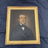 Painting Portrait of a Man – attributed to Basile Lemeunier (1852-1922), dated 18