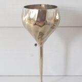 Lot of 4 vintage copper and silver glasses from the 70s