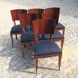 Art Deco dining table in Rio rosewood