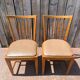 Vintage wooden dining chairs