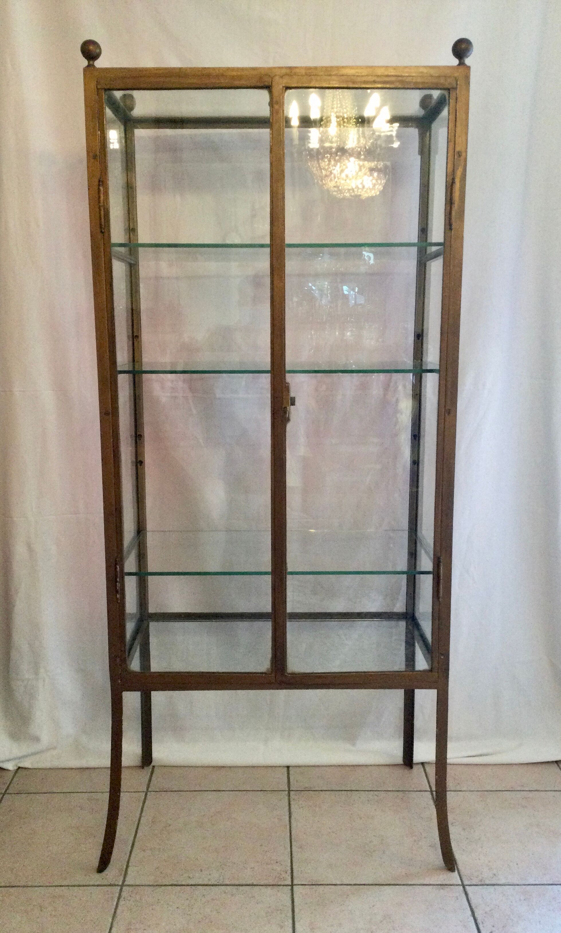 Two-door display case