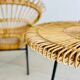 Salon en rotin pour enfants