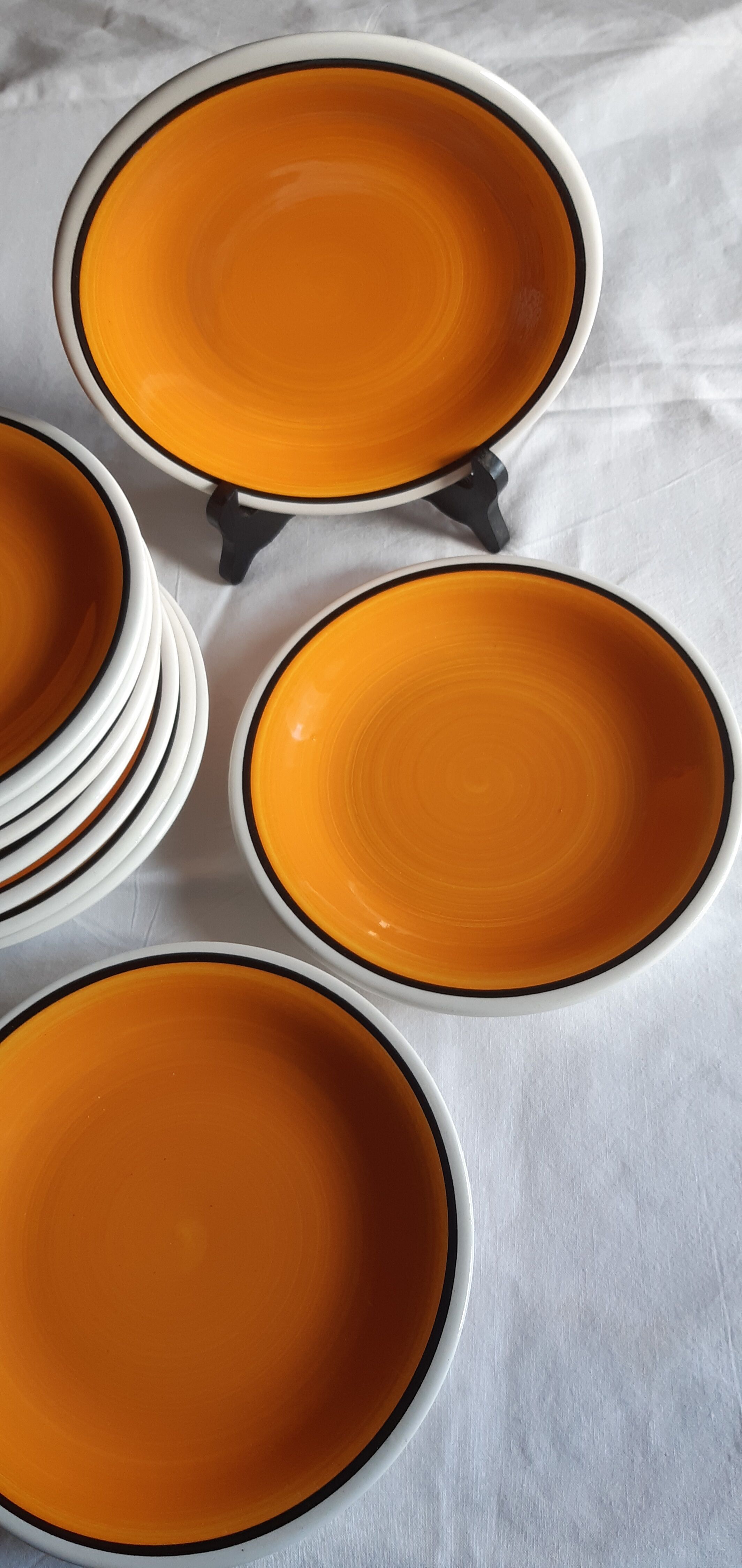 Dessert plates made in Italy