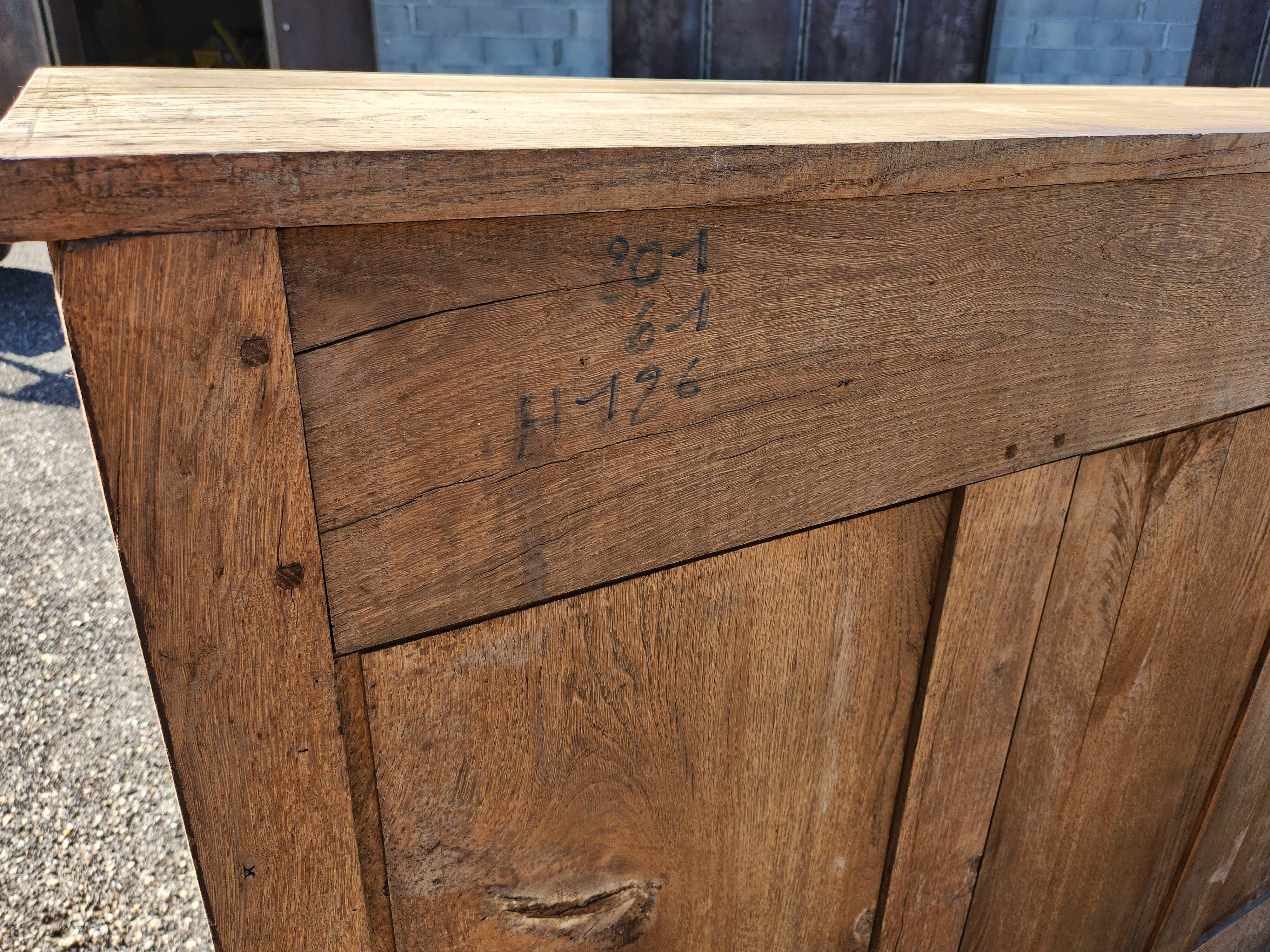 Old oak sideboard natural raw wood trade furniture