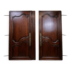 Paire de portes anciennes - louis bois massif