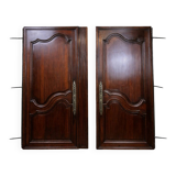 Pair of antique solid wood doors – Louis XV / Regency period