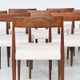 Kai Kristiansen set of twelve dining chairs rosewood Fritz Hansen Denmark 1961