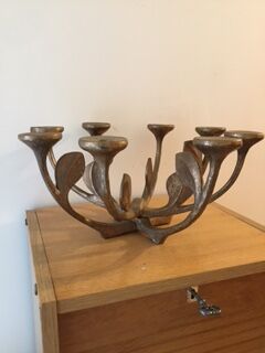 Brutalist candle holder