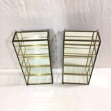 Pair of showcases