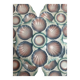 Set of 5 oyster plates Digoin Sarreguemines no. 32 – Antique majolica