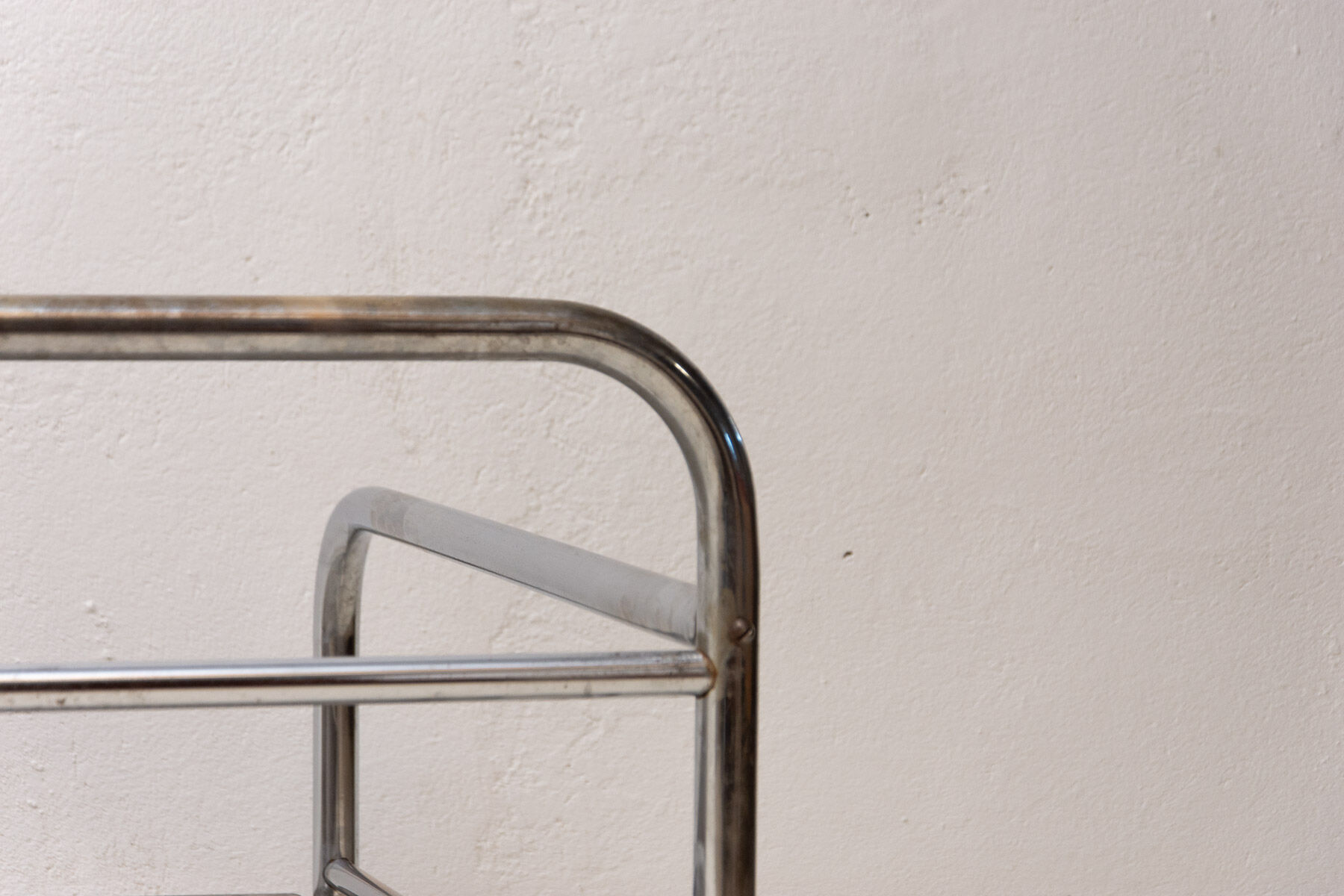 Chromed tubular steel sofa, 1950´s, Czechoslovakia