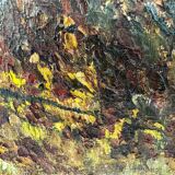Oil painting on canvas signed