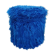Electric blue chest pouf