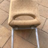 Georges Frydman's 4-chair in beige wool and m for EFA 1960