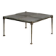 Bronze and glass coffee table, Lothar Klute, 1980s