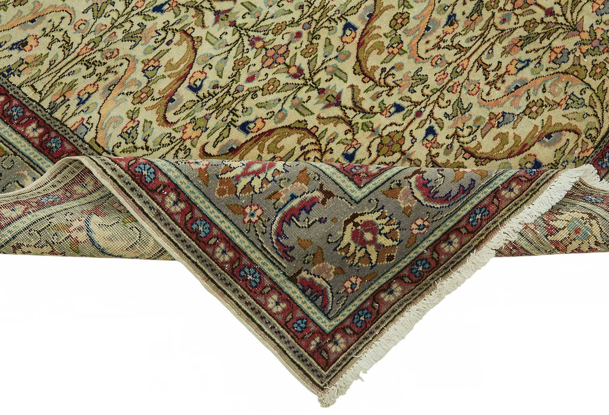 Turkish Wool Vintage Kayseri Rug 186 cm x 290 cm