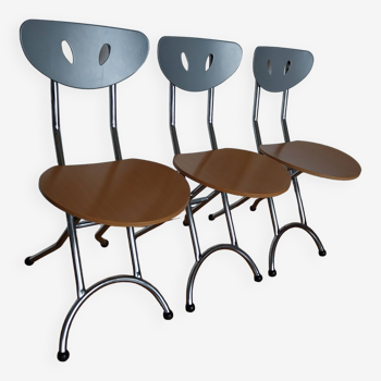 3 Chaises d'appoint Piu Bonaldo