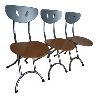 3 Piu Bonaldo side chairs