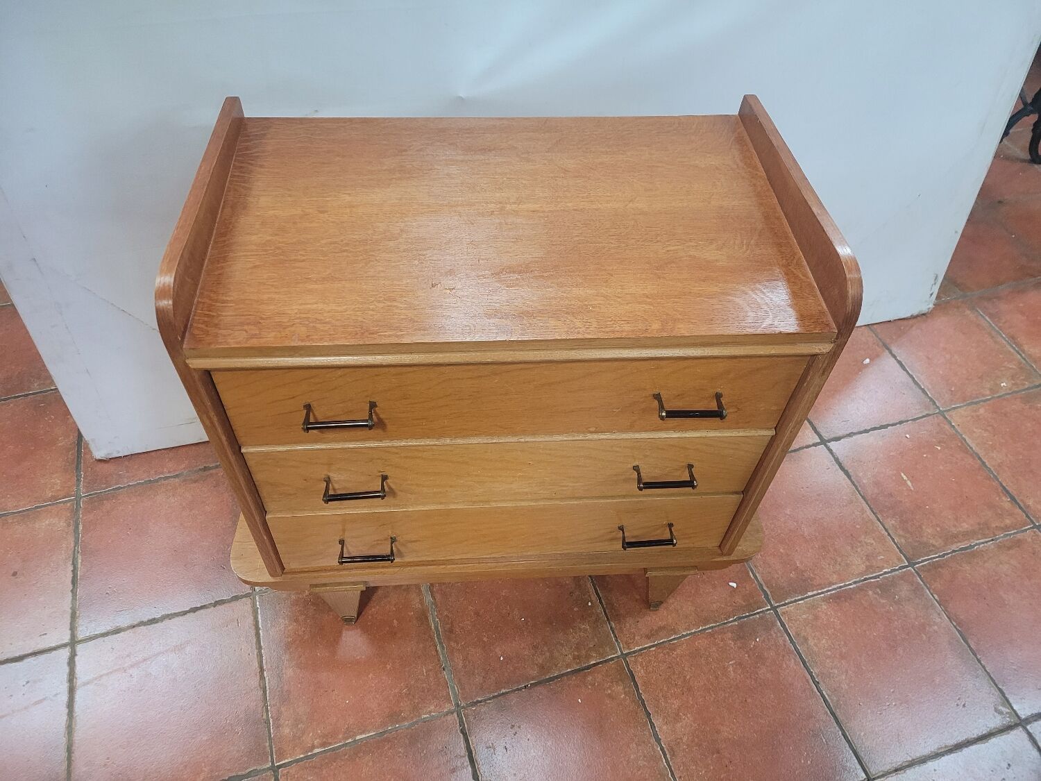 Vintage oak chest of drawers from the 60s