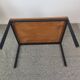 Vintage coffee table, minimalist modernist design, teak, 1960s.