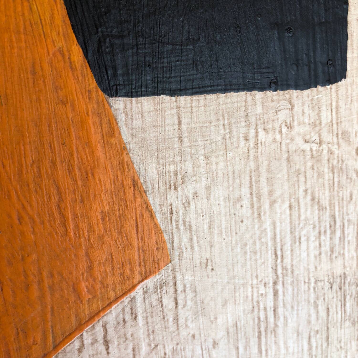 Abstract painting on panel