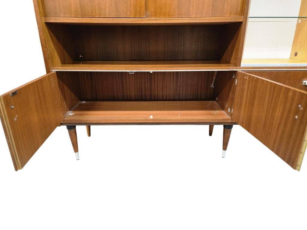 vintage XL wooden armoire / midboard / wall unit