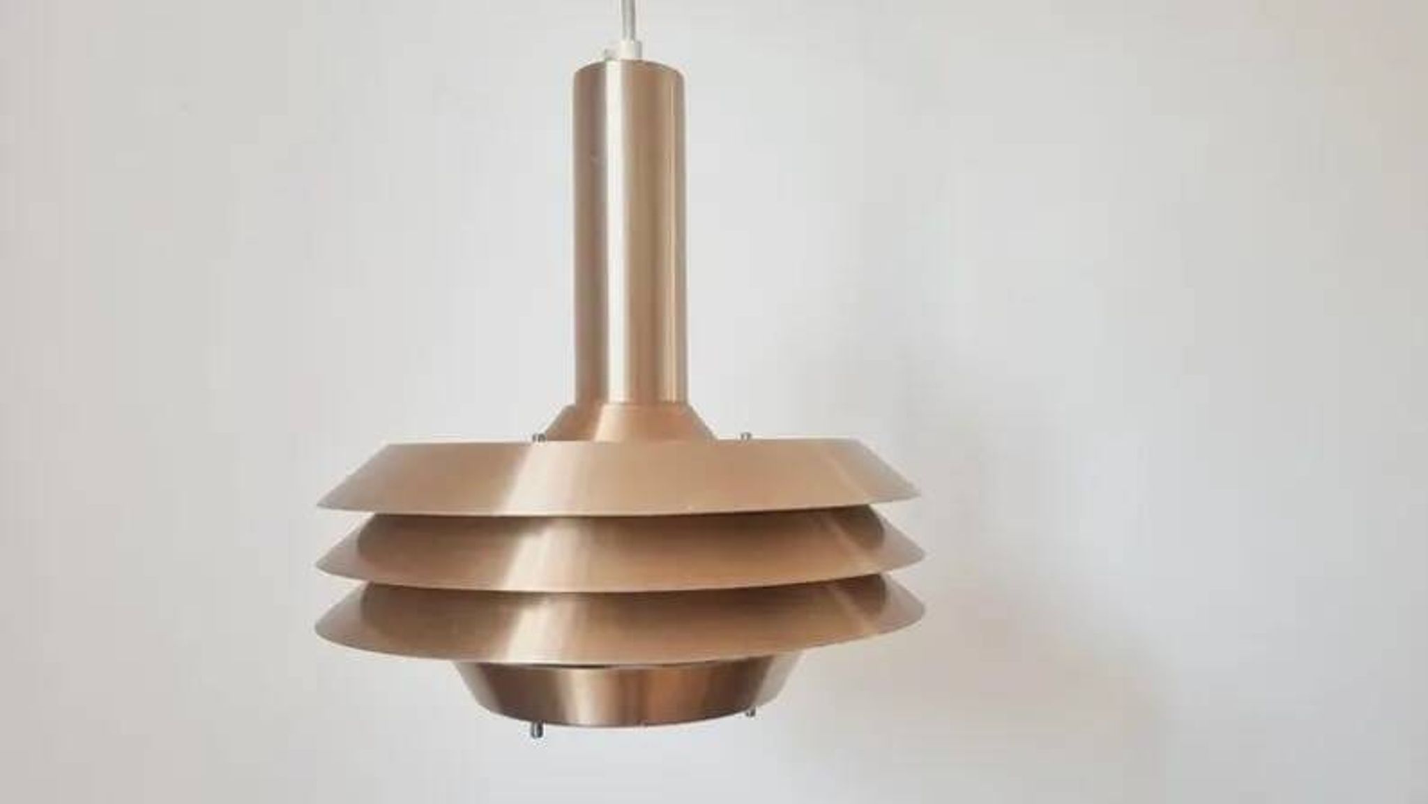 Suspension mid-century, Jo Hammerborg, Danemark, années 1970