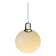 Vintage mushroom suspension inspired by Guzzini.