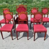 Set of seven chairs early 20th c.