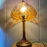 Art Nouveau style glass lamp