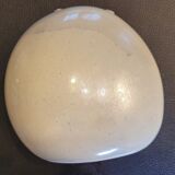Celadon ceramic soliflore vase signed