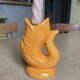 Orange fish candlestick