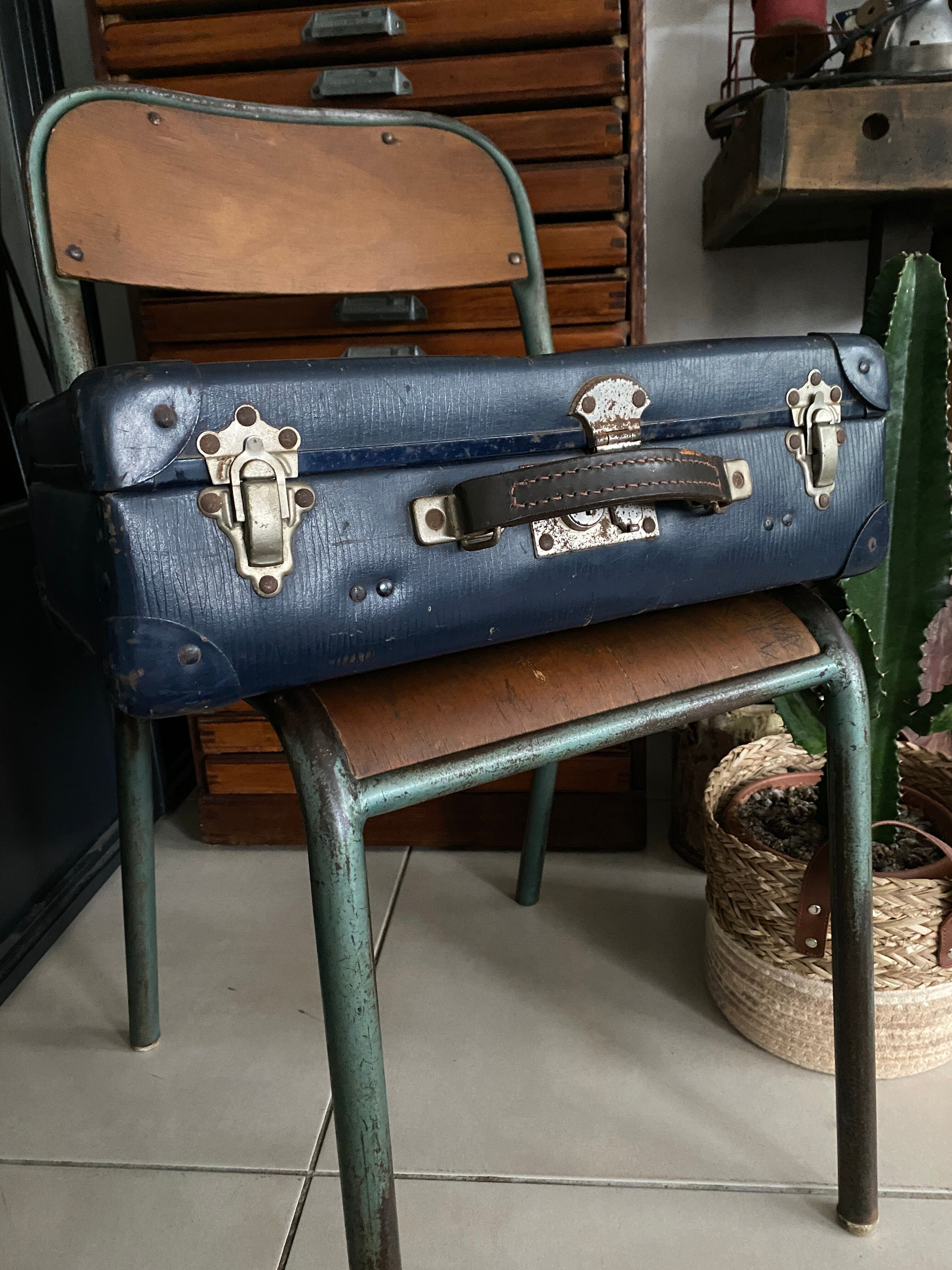 Old vintage suitcase