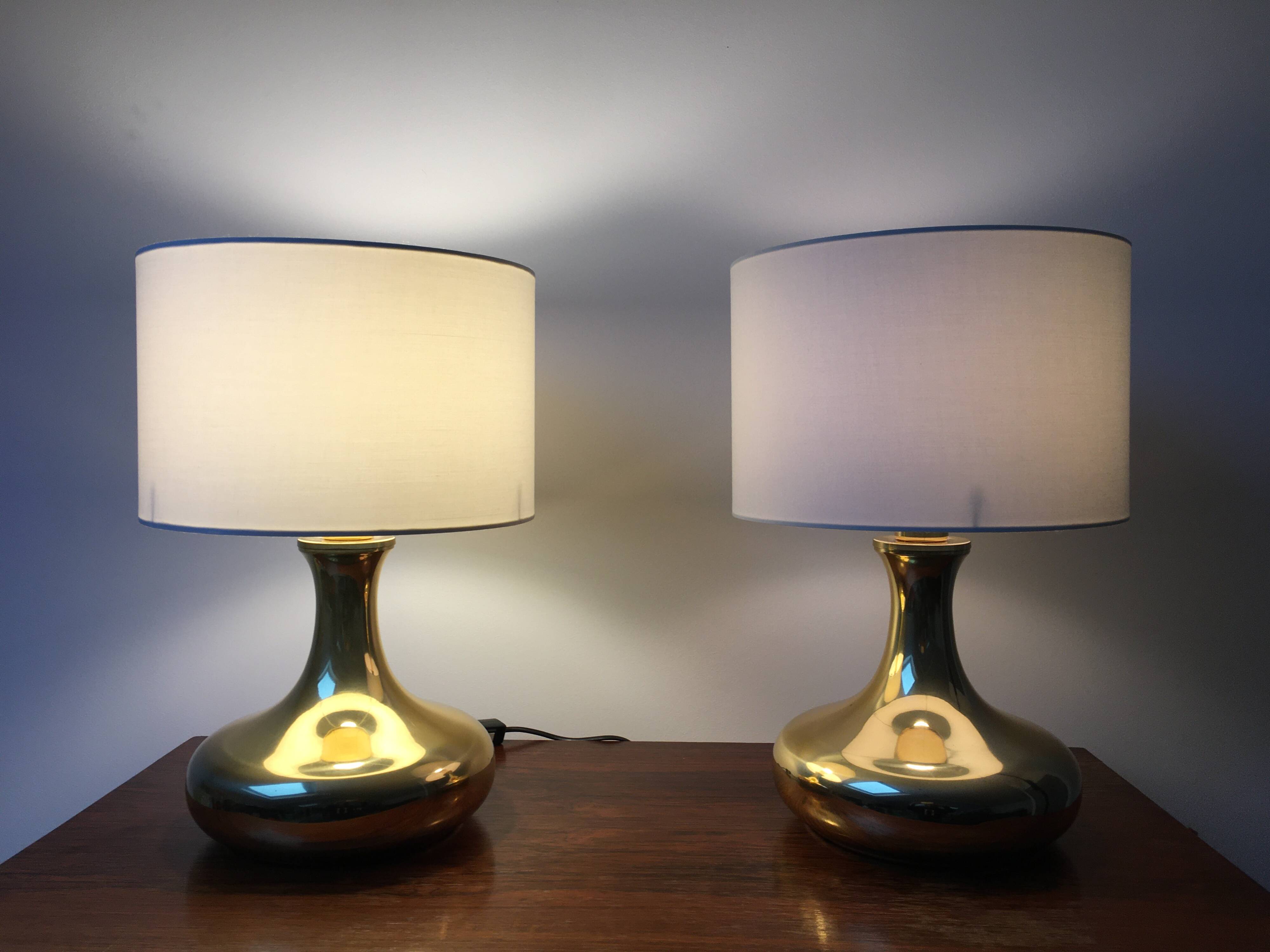Pair of 70s table lamps