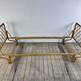 Lit en rotin et bambou, 1960