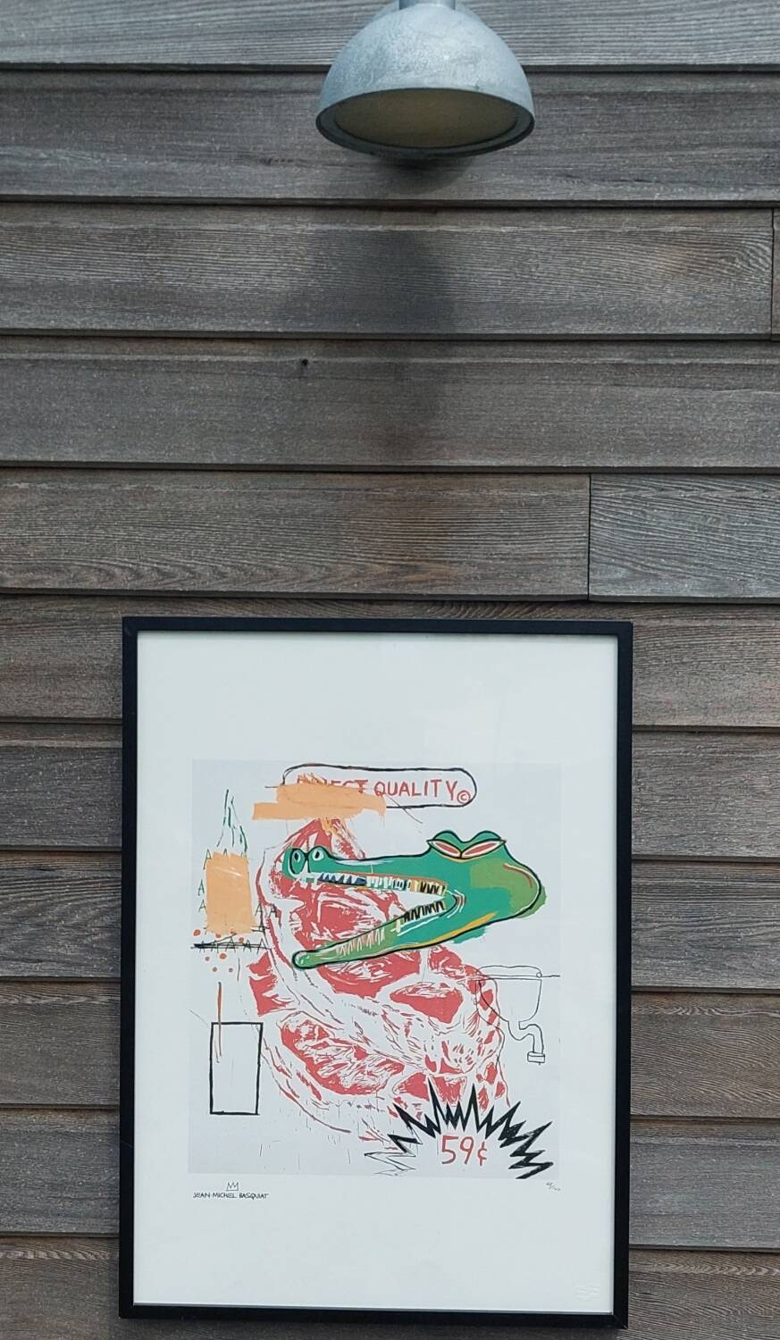 Wharol / Basquiat collaboration screen print