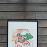 Wharol / Basquiat collaboration screen print