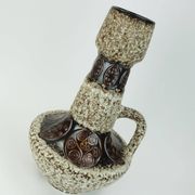 large FLOOR VASE 1970s fat lava glaze ornamental decor model 100