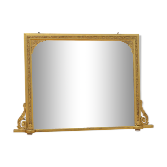 Turn of The Century Overmantel Mirror